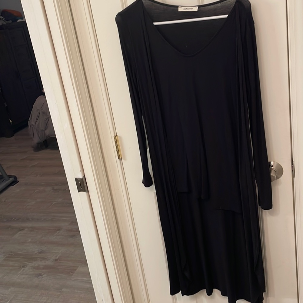 Bluheaven long shirt with shirt inside attached size small